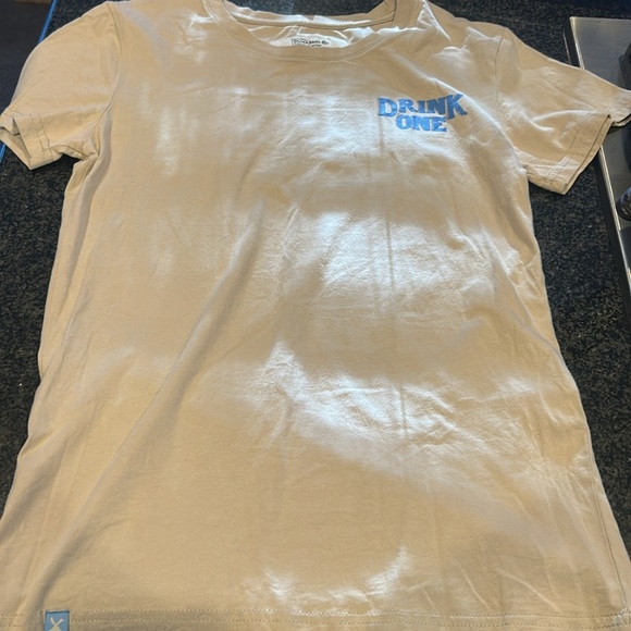 ✌️Dutch Bros small Gray with Blue “Drink One For Dane” Vintage 2009 Tee DB 1992 - Picture 5 of 6